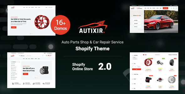 Autixir-汽车配件商店汽车配件Shopify主题OS 2.0