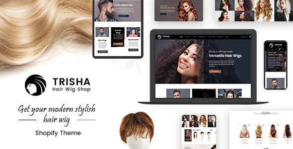 Trisha |头发编织，假发，扩展Shopify主题