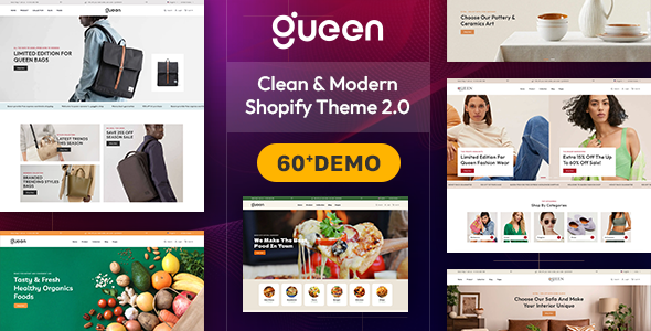 Queen-多用途响应式Shopify主题操作系统2.0