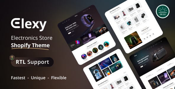 Elexy-电子商店Shopify主题操作系统2.0