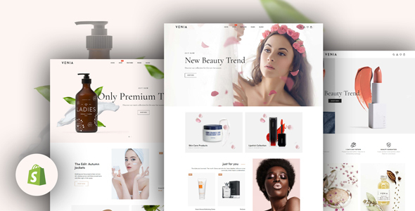 Venia-美容和化妆品商店响应式Shopify主题