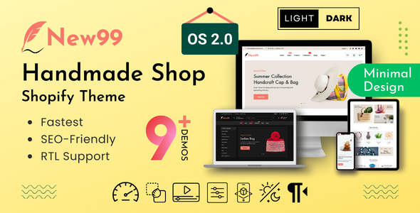 New99-手工商店Shopify主题操作系统2.0