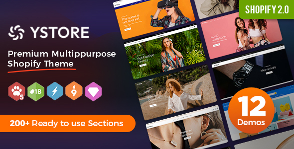 YStore-多功能时尚Shopify主题操作系统2.0