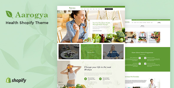 Aarogya |保健营养和健康Shopify主题