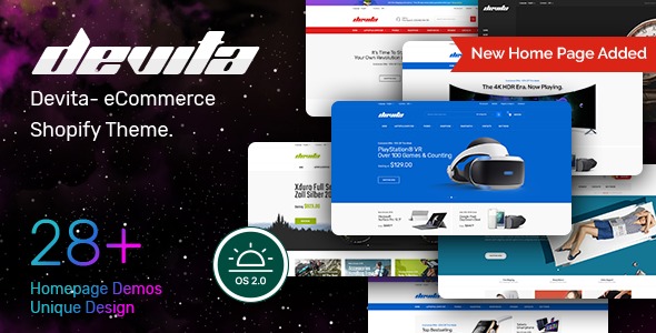 多用途响应式Shopify主题-Devita