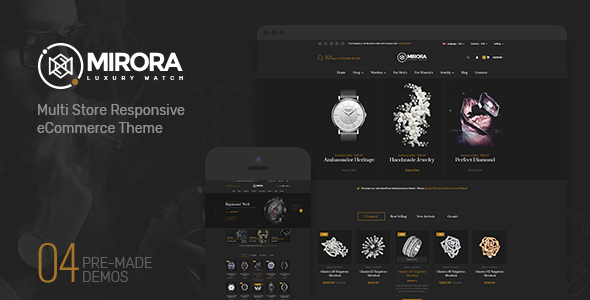 Mirora-Shopify主题奢侈手表和珠宝店