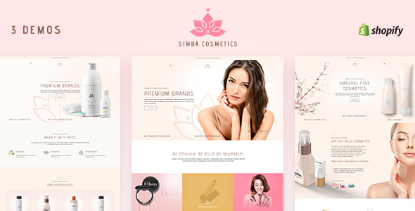Simba-Shopify美容店主题