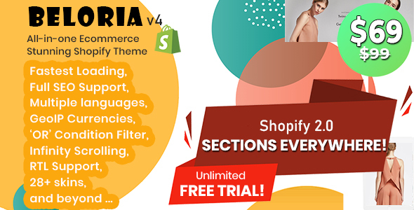 Beloria-最快的多语言Shopify时尚主题