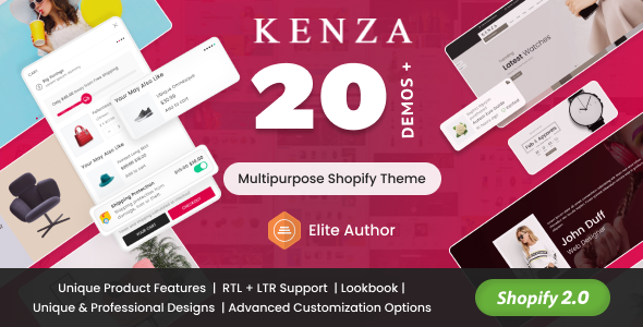 Kenza-分段多用途Shopify主题