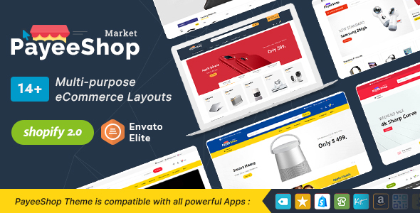 PayeeShop-Shopify电子和小工具多用途主题