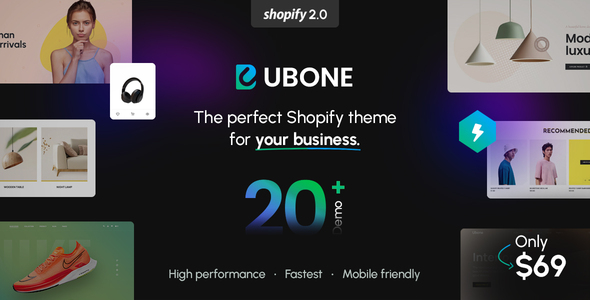 Ubone-多用途电子商务Shopify主题