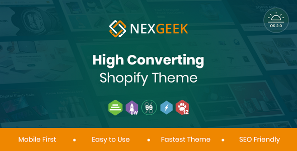 NexGeek-多用途响应式Shopify主题