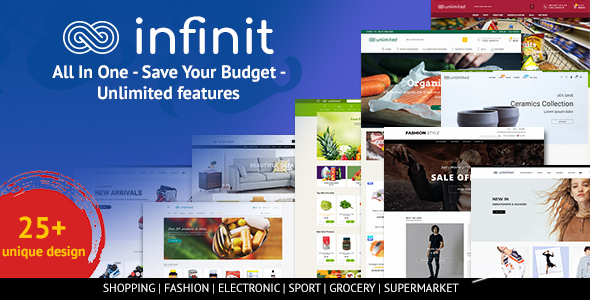 Infinit-多用途响应式Shopify主题