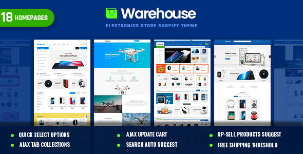 仓库|电子和多用途Shopify主题