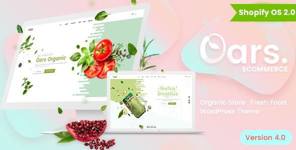 Oars-7个最快的UI/UX优化Shopify OS 2.0主题，适用于有机食品店