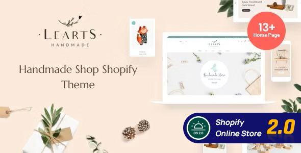 LeArts–手工商店Shopify主题