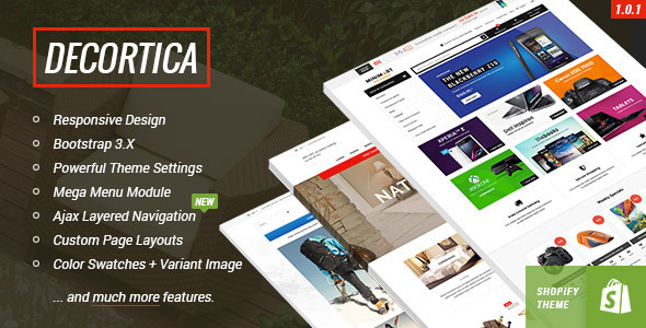 DECORTICA-响应式Shopify模板