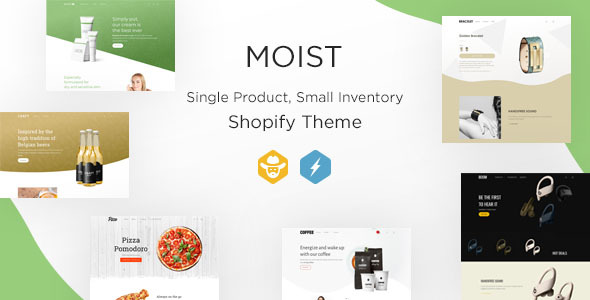 潮湿-单一产品响应式Shopify主题