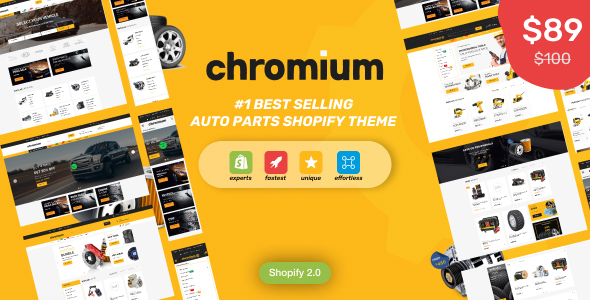 Chromium–汽车零部件商店Shopify主题