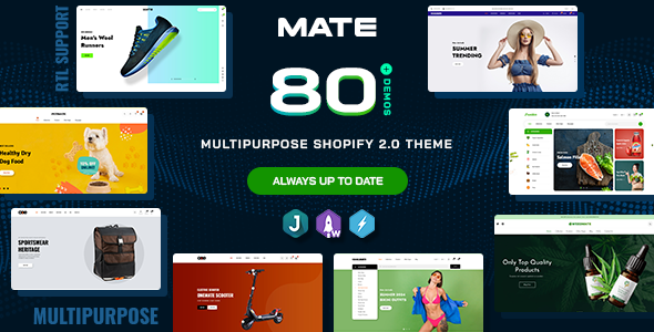 Mate-多用途Shopify 2.0主题