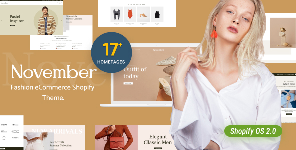 11月-多功能部分Shopify主题