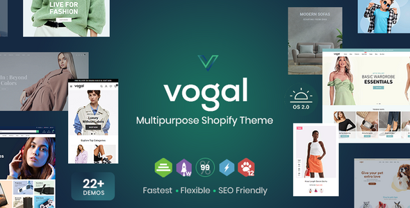 Vogal-多用途Shopify主题操作系统2.0