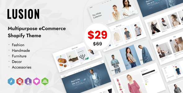 Lusion-多用途电子商务Shopify主题