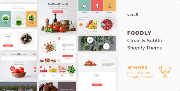 Foodly-一站式食品Shopify主题