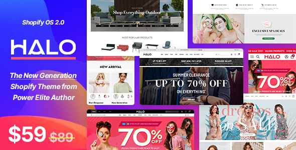Halo-多用途Shopify主题操作系统2.0
