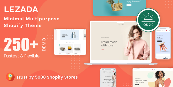 Lezada-完全可定制的多用途Shopify主题