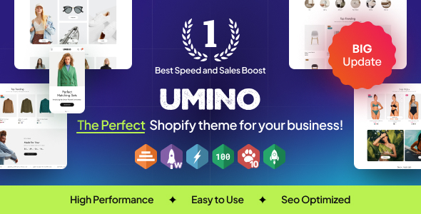 Umino-多用途Shopify主题操作系统2.0-RTL支持