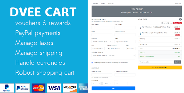 Dvee Cart:使用 PayPal 进行电子商务