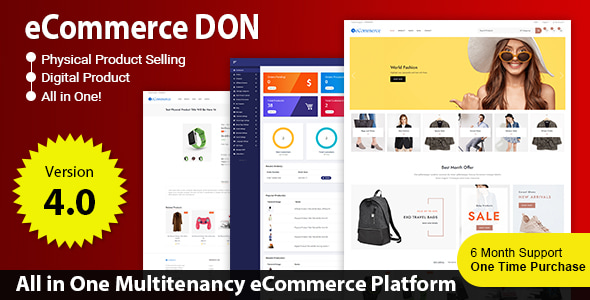 电子商务 DON – 多租户在线商店平台 SAAS