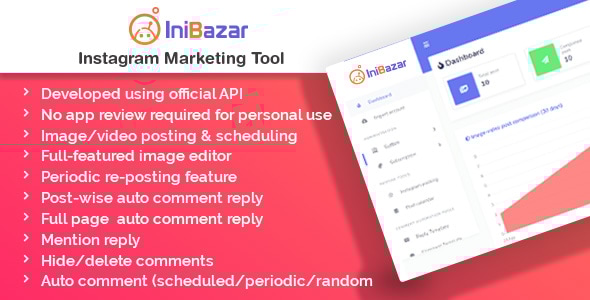 IniBazar – Instagram Post Scheduler Marketing Tool (SaaS Platform)