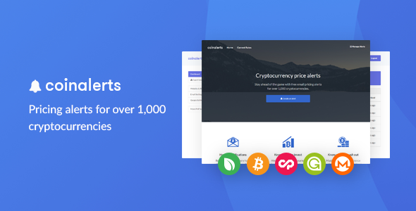 CoinAlerts – Price alerts for 1,000 Cryptocurrencies
