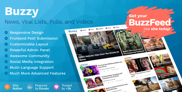 Buzzy – News, Viral Lists, Polls and Videos