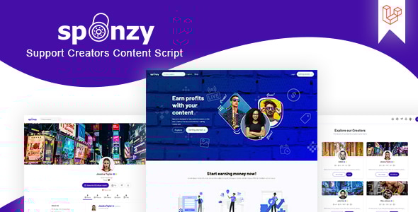Sponzy – 支持创作者内容脚本