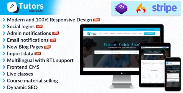 MenorahDirectory – Online Video Classes Tutoring Script