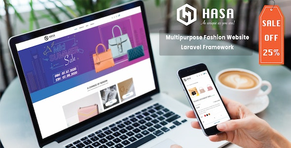 HASA – Laravel Multipurpose Multi-language Fashion Shop