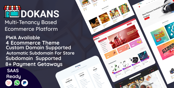 DOKANS – 基于多租户的电子商务平台 (SAAS)