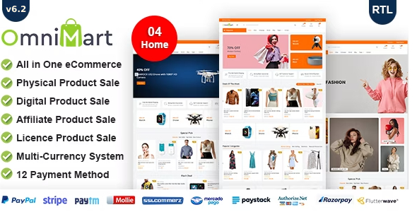OmniMart – 电子商务 CMS |Laravel 电子商务脚本