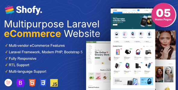 Shofy – eCommerce Multivendor Marketplace Laravel Platform