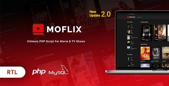 MoFlix – 电影和电视节目的终极 PHP 脚本