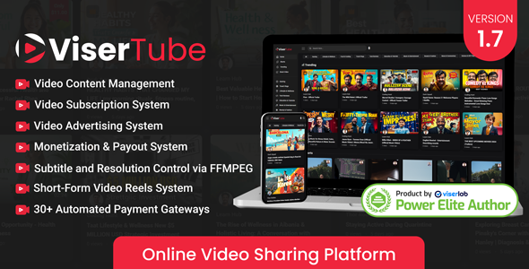 ViserTube – 在线视频共享平台