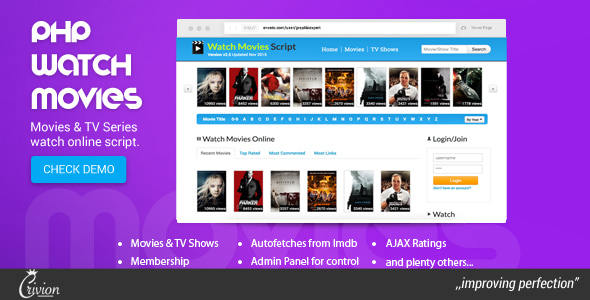 PHP Watch Movies 脚本