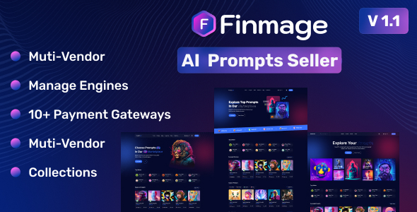 Finmage – AI 提示卖家(多供应商)