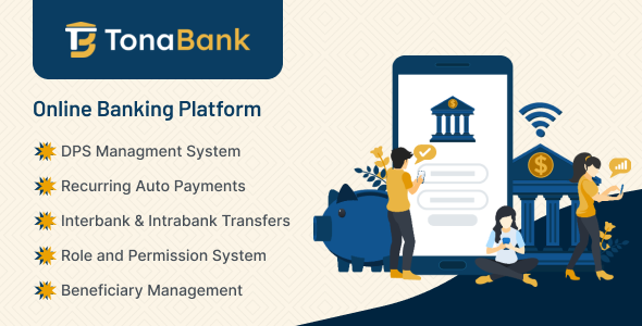 TonaBank – 网上银行平台