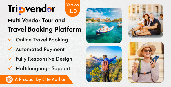 TripVendor – 多供应商旅游和旅游预订平台