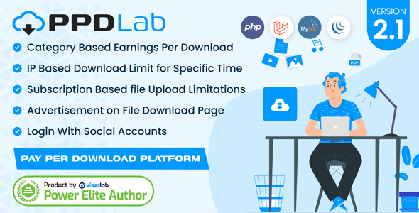 PPDLab – 按下载付费平台