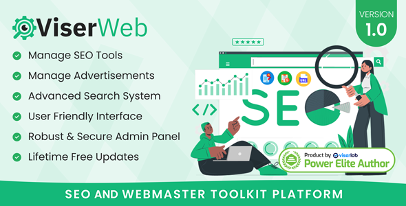 ViserWeb – SEO 和网站管理员工具包平台